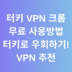 터키 VPN 크롬 무료 사용방법 - 터키로 우회하기! VPN 추천