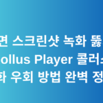 화면 스크린샷 녹화 뚫기! Kollus Player 콜러스 녹화 우회 방법 완벽 정리!