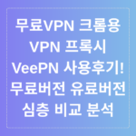 무료VPN 크롬용 - VPN 프록시 VeePN 사용후기! 무료버전 유료버전 심층 비교 분석